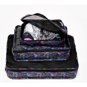Robert Graham Shirt Folder 3 Nesting Packing Cubes Travel Set MSRP $125